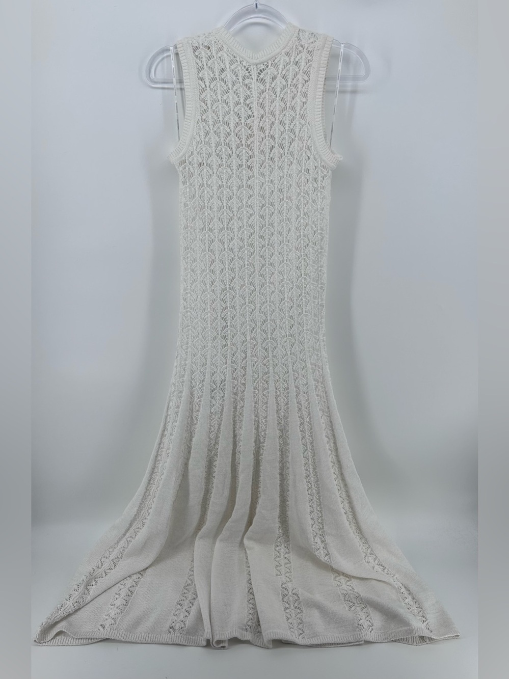 Zimmermann Wylie Open Stitch Cotton Knit Dress White women size AU 1 US 6 NWT - Picture 5 of 10